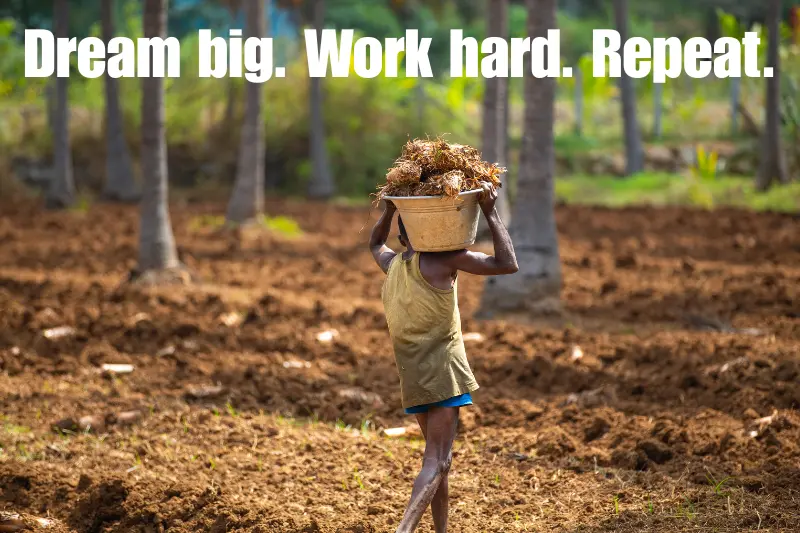 dream big. work hard. repeat. 