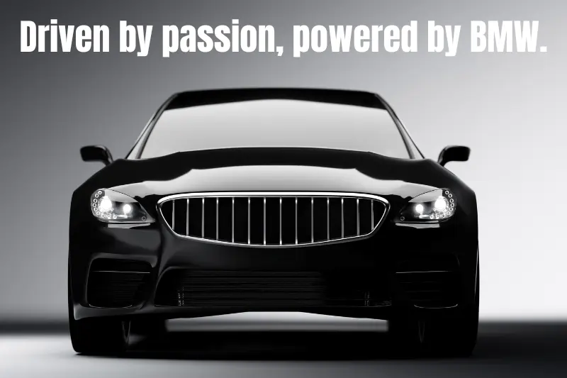driven by passion, powered by bmw.