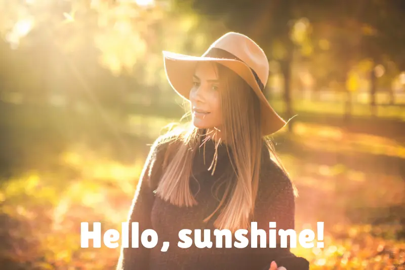 hello, sunshine! 