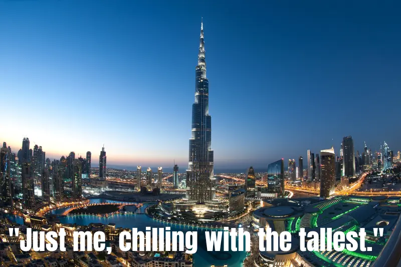 just me, chilling with the tallest. 