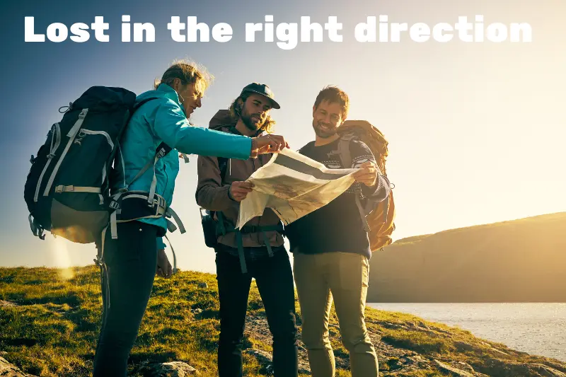 lost in the right direction  