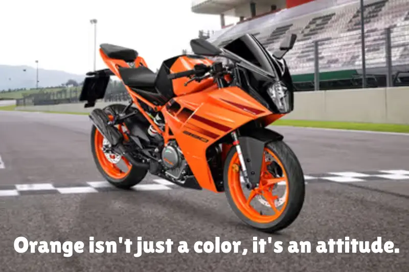 orange isn't just a color, it's an attitude.