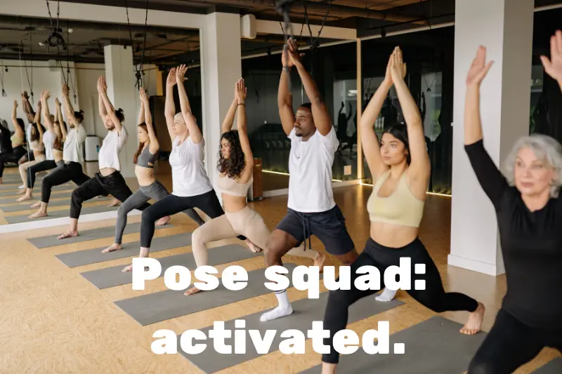 pose squad activated. 