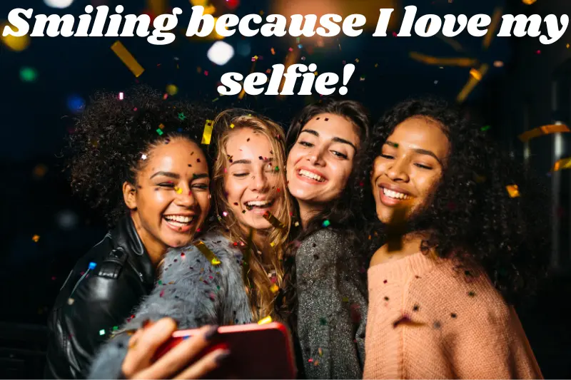 smiling because i love my selfie!