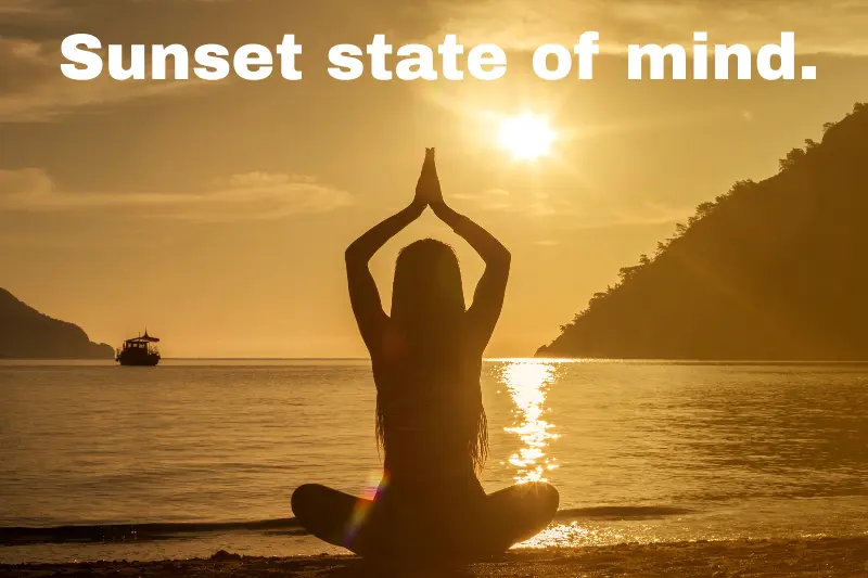 sunset state of mind. 