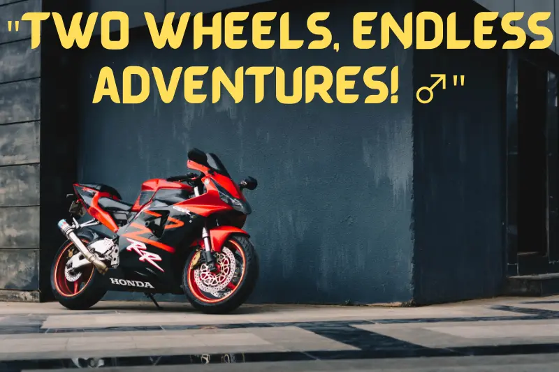 two wheels, endless adventures! _