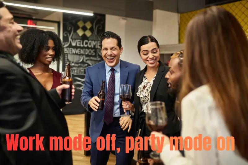 work mode off, party mode on